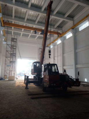 OVERHEAD CRANE INSTALLATION, gambar 1